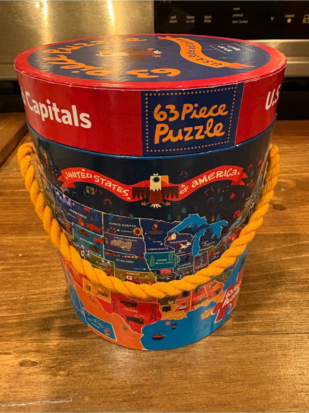 🦅 USA States & Capitals Puzzle